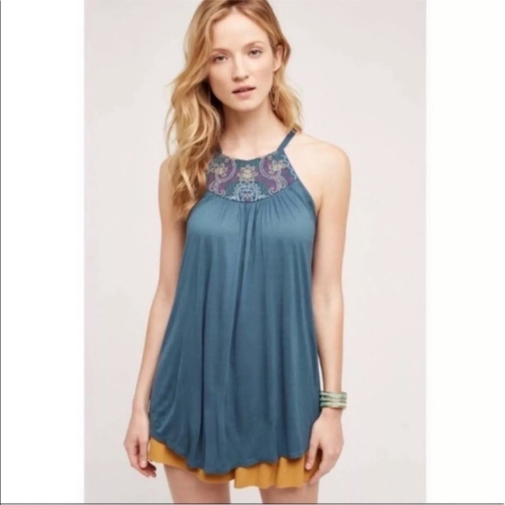 Anthropologie One September Taren tank S